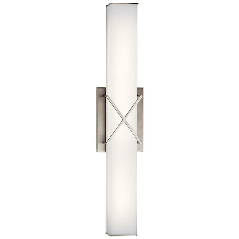 Image 4 Kichler Trinsic 22"W Brushed Nickel 2-Light LED Linear Bath Light more views