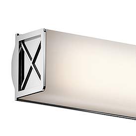 Image3 of Kichler Trinsic 22"W Chrome 2-Light LED Linear Bath Light more views