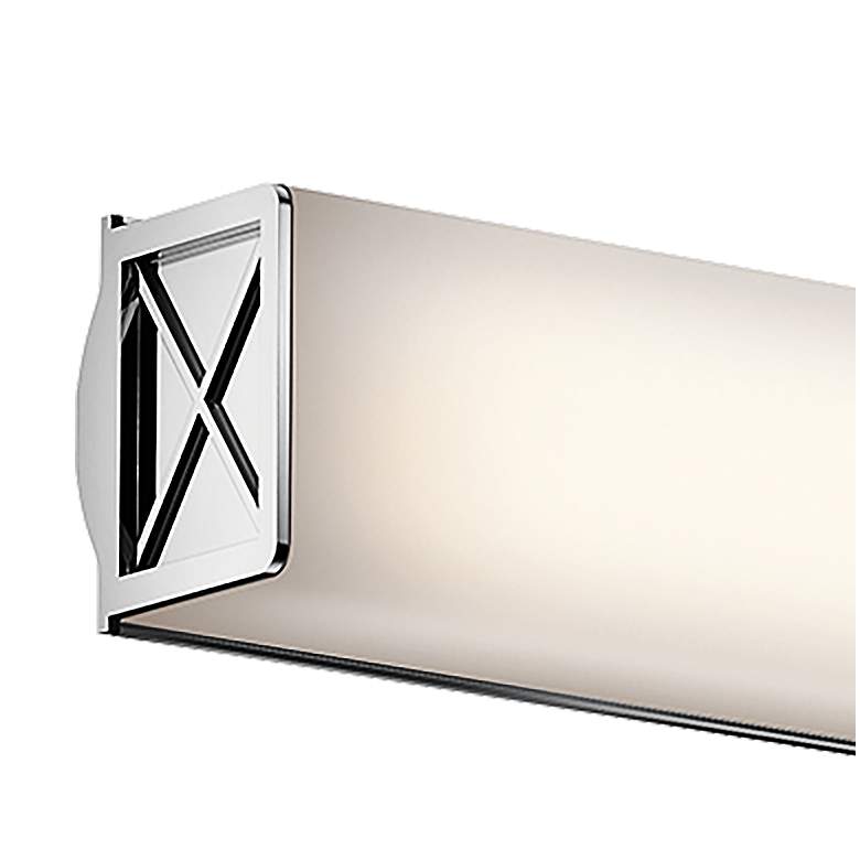 Image 3 Kichler Trinsic 22"W Chrome 2-Light LED Linear Bath Light more views