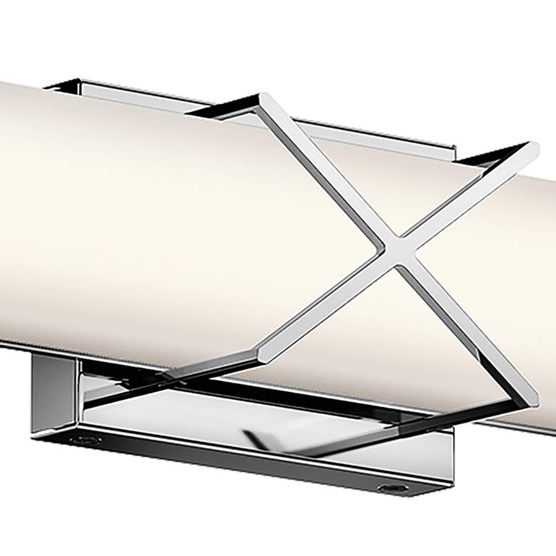 Image 4 Kichler Trinsic 22"W Chrome 2-Light LED Linear Bath Light more views