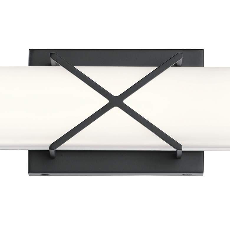 Image 2 Kichler Trinsic 32" Wide Matte Black LED Bath Light more views