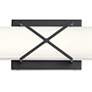 2_Kichler Trinsic 32" Wide Matte Black LED Bath Light more views