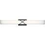 3_Kichler Trinsic 32" Wide Matte Black LED Bath Light more views