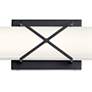 4_Kichler Trinsic 32" Wide Matte Black LED Bath Light more views