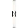 5_Kichler Trinsic 32" Wide Matte Black LED Bath Light more views