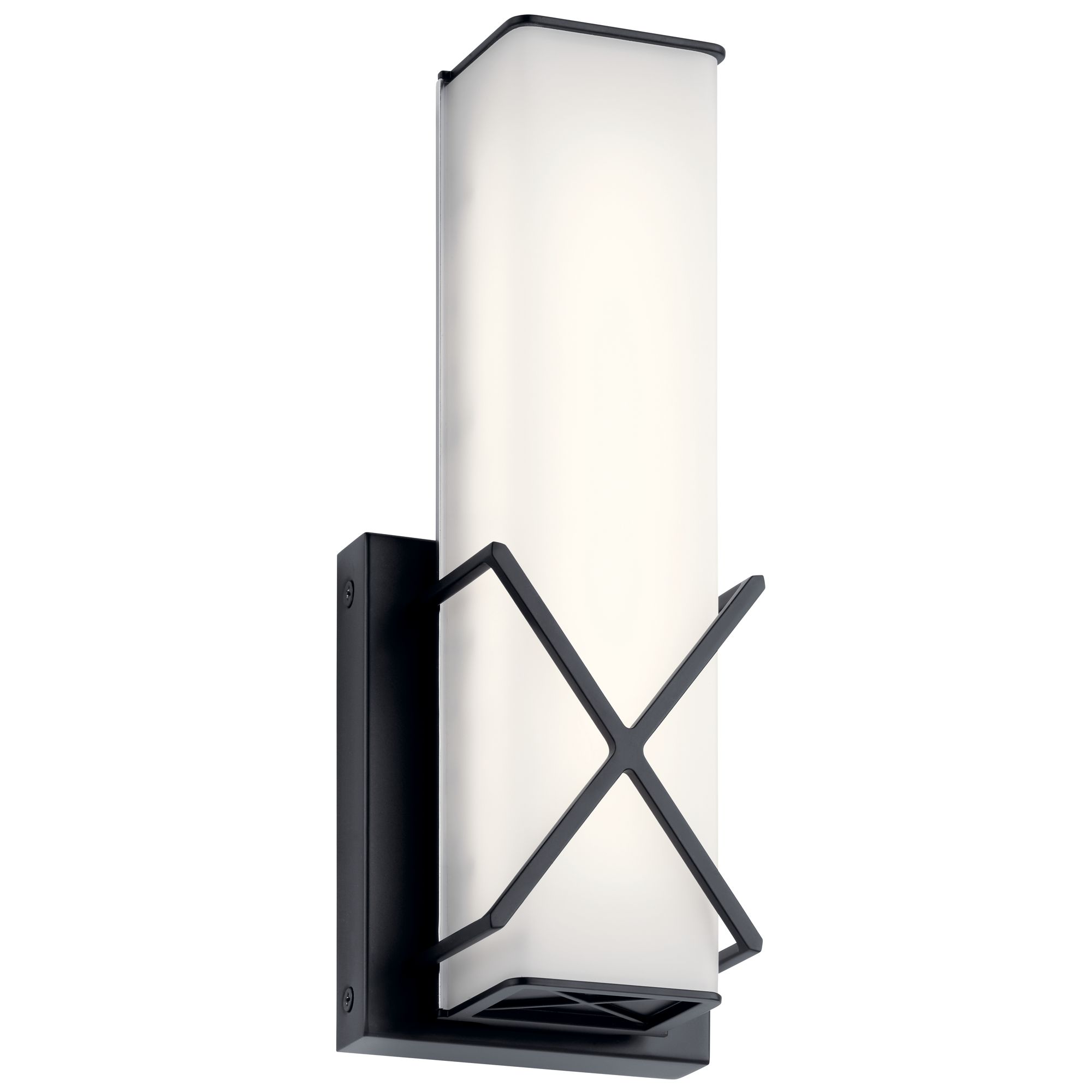 Image 4 Kichler Trinsic Wall Sconce Black LED more views