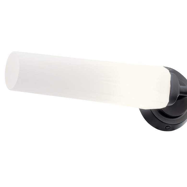 Image 3 Kichler Truby 25 3/4" Wide Black Vanity 2-Light Bath Light more views
