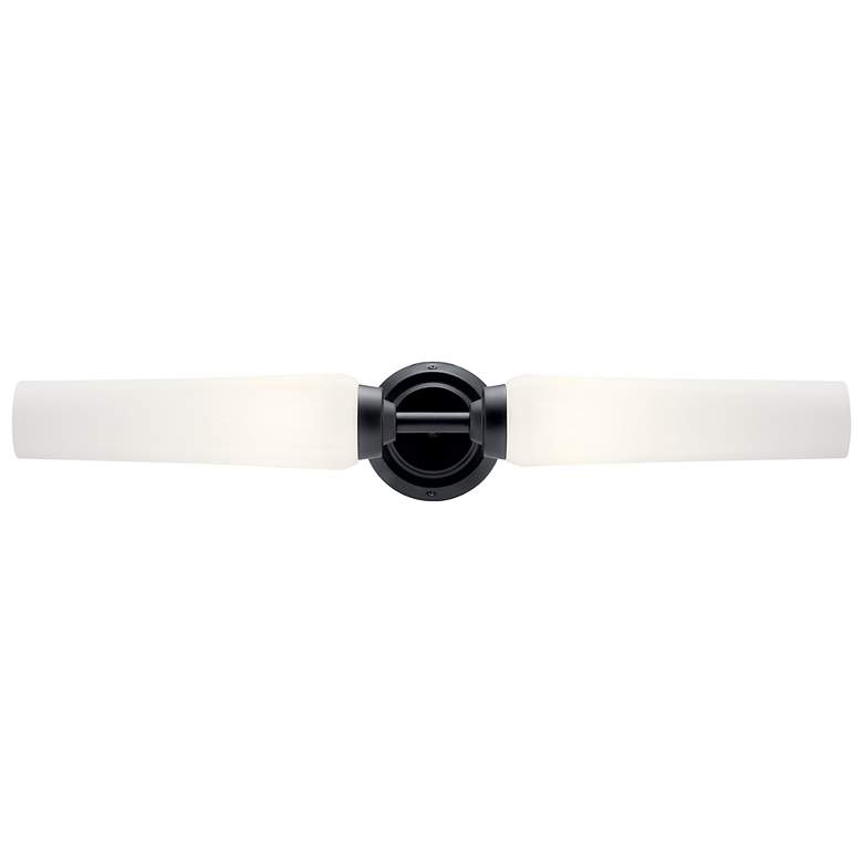 Image 5 Kichler Truby 25 3/4" Wide Black Vanity 2-Light Bath Light more views