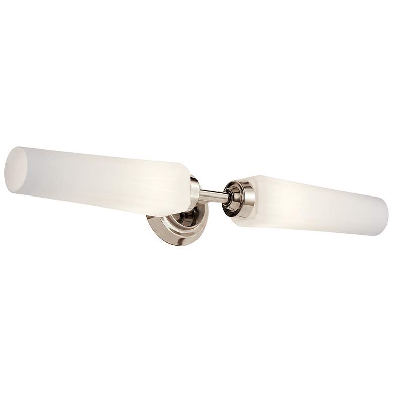 Image 1 Kichler Truby 25 1/2" Wide Polished Nickel Bath Light