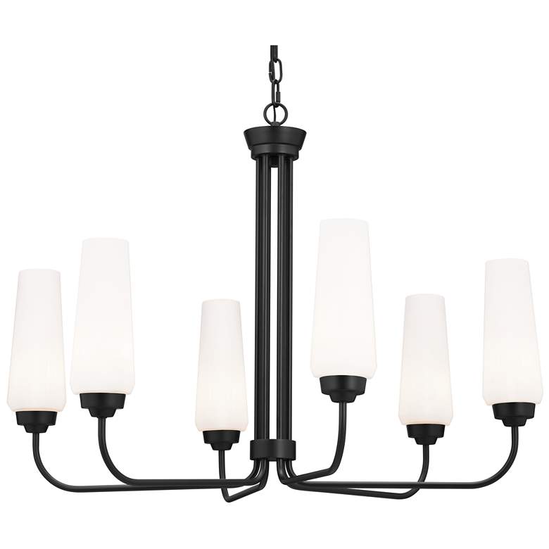 Image 1 Kichler Truby 6-Light Modern Uplight Chandelier