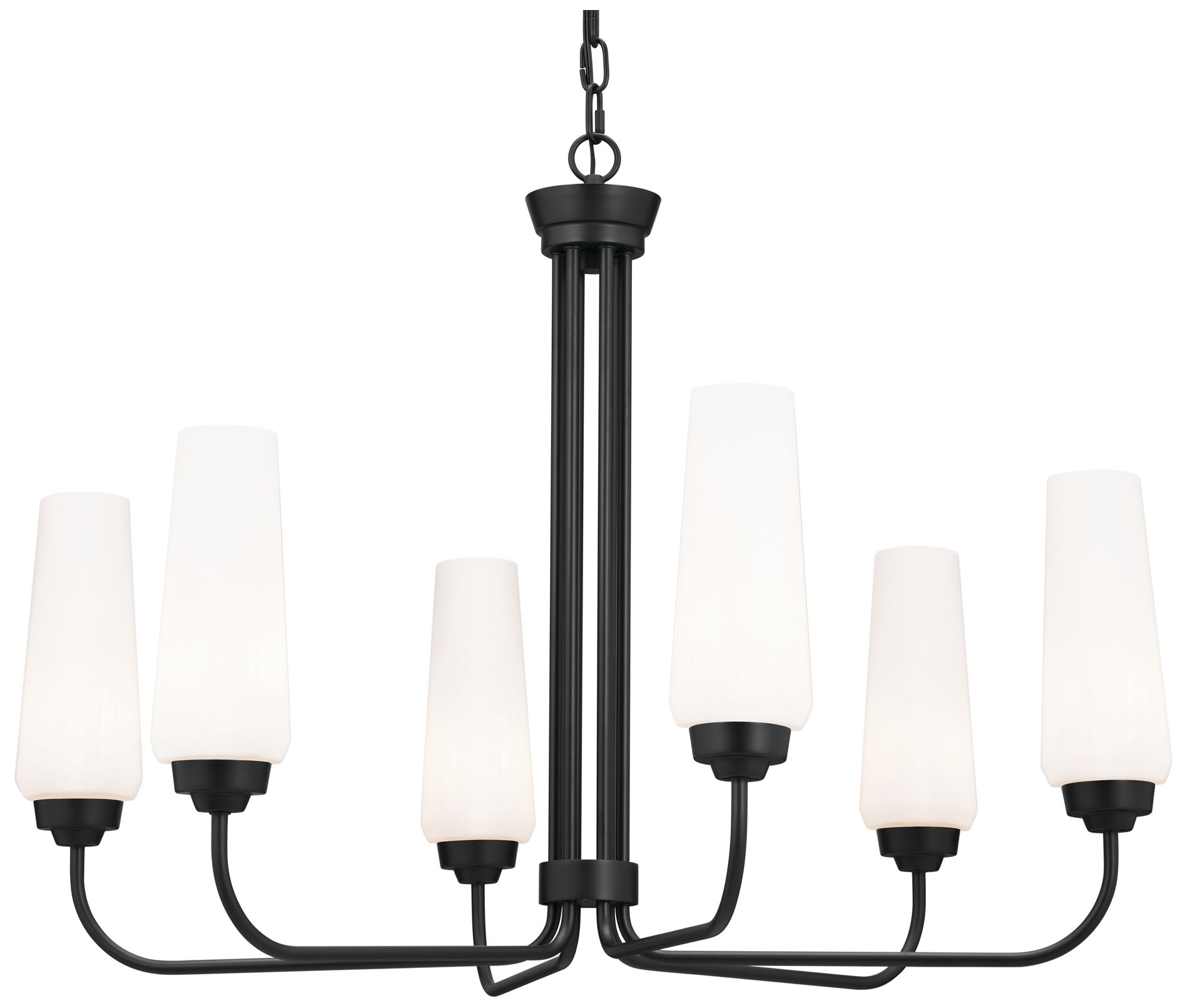 Image 3 Kichler Truby 6-Light Modern Uplight Chandelier more views
