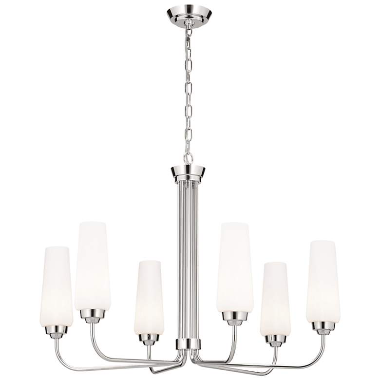 Image 1 Kichler Truby Chandelier 6Lt