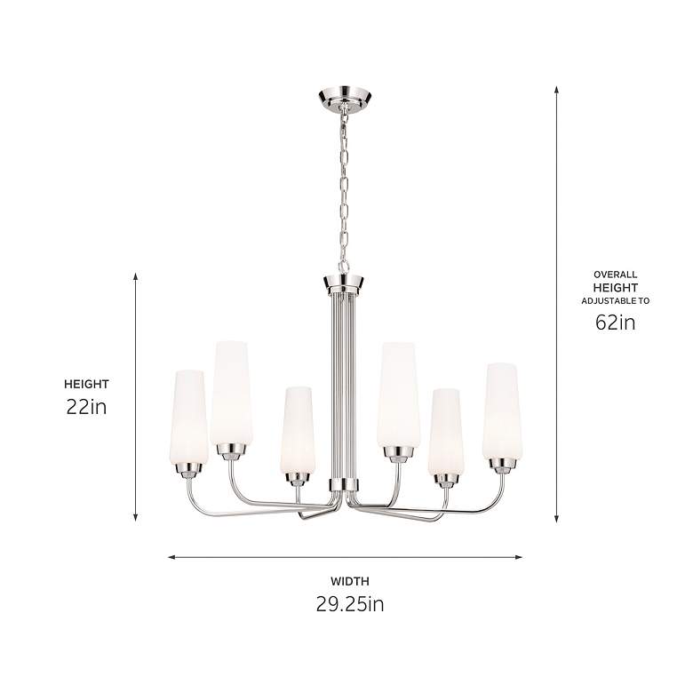 Image 4 Kichler Truby Chandelier 6Lt more views