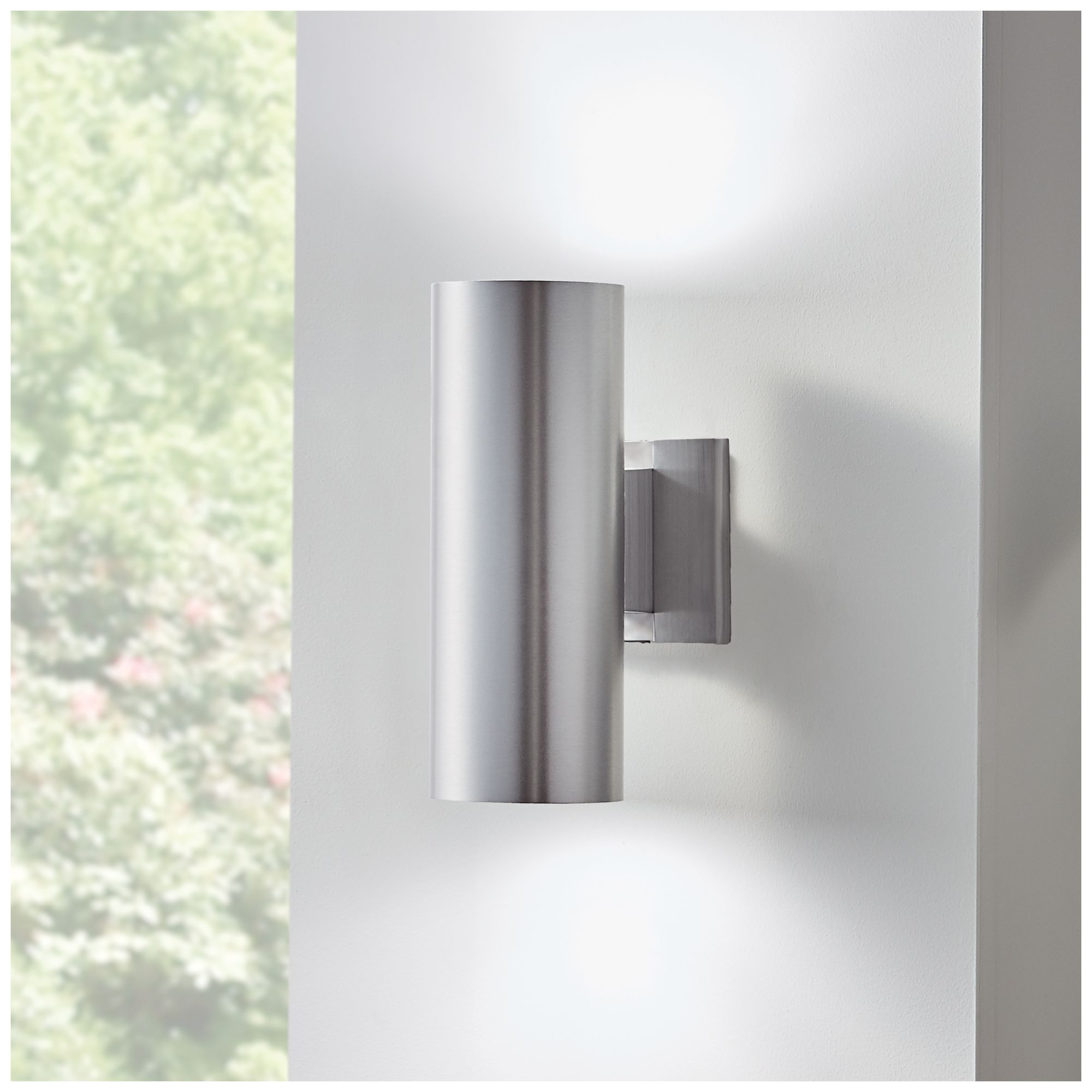 Image 3 Kichler Tube 12" High Aluminum Up/Down Outdoor Wall Light more views