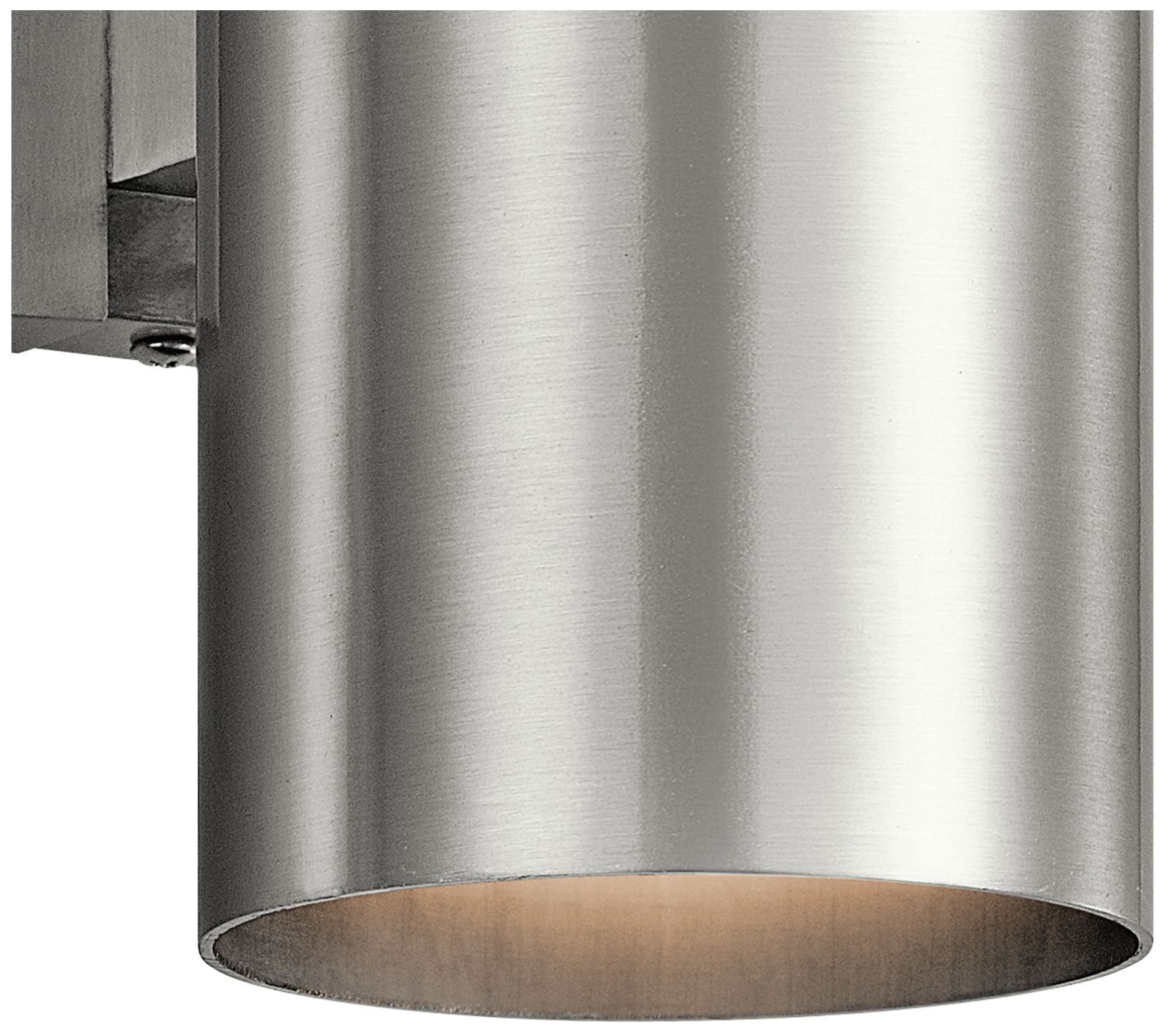Image 5 Kichler Tube 12" High Aluminum Up/Down Outdoor Wall Light more views