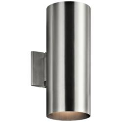 Kichler Tube 15&quot; High Aluminum Up/Down Outdoor Wall Light