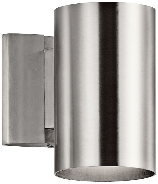Kichler Tube 7" High Aluminum Dark Sky Outdoor Wall Light 1R204