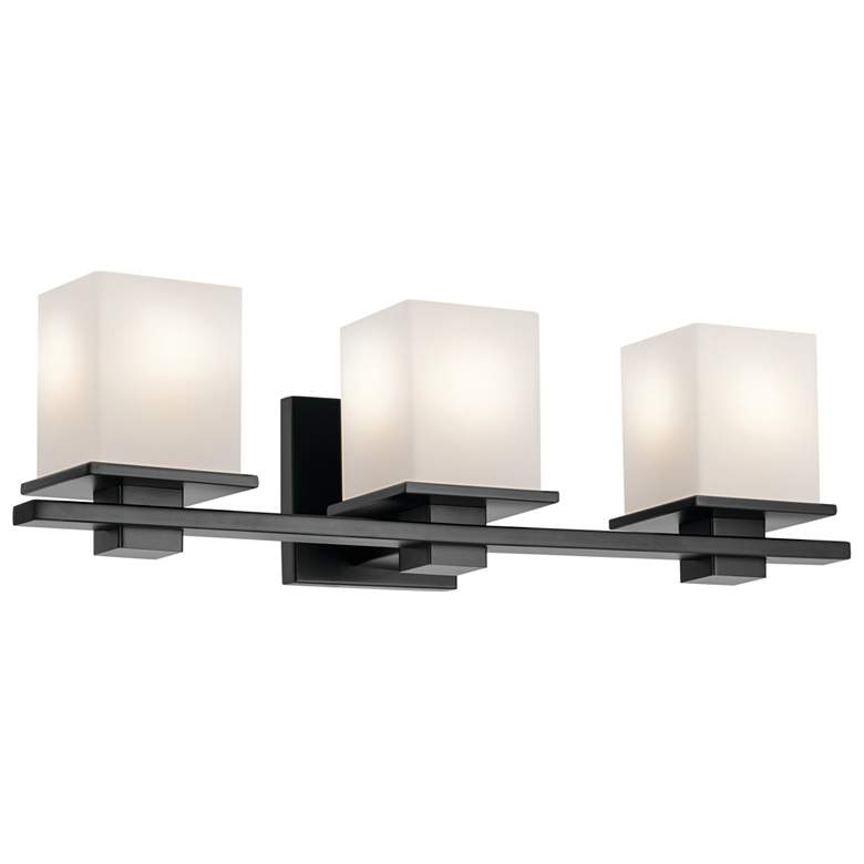 Image 3 Kichler Tully 24" Wide Black 3-Light Bath Light