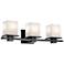 Kichler Tully 24" Wide Black 3-Light Bath Light