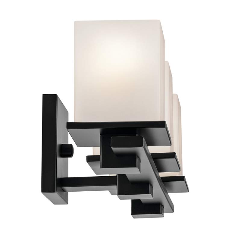 Image 4 Kichler Tully 24" Wide Black 3-Light Bath Light more views