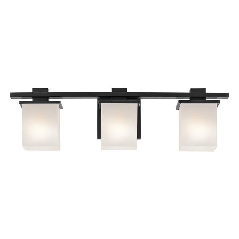 Image 6 Kichler Tully 24" Wide Black 3-Light Bath Light more views