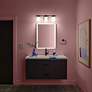 Kichler Tully 24" Wide Black 3-Light Bath Light in scene