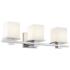 Kichler Tully 24" Wide Chrome 3-Light Vanity Bath Light