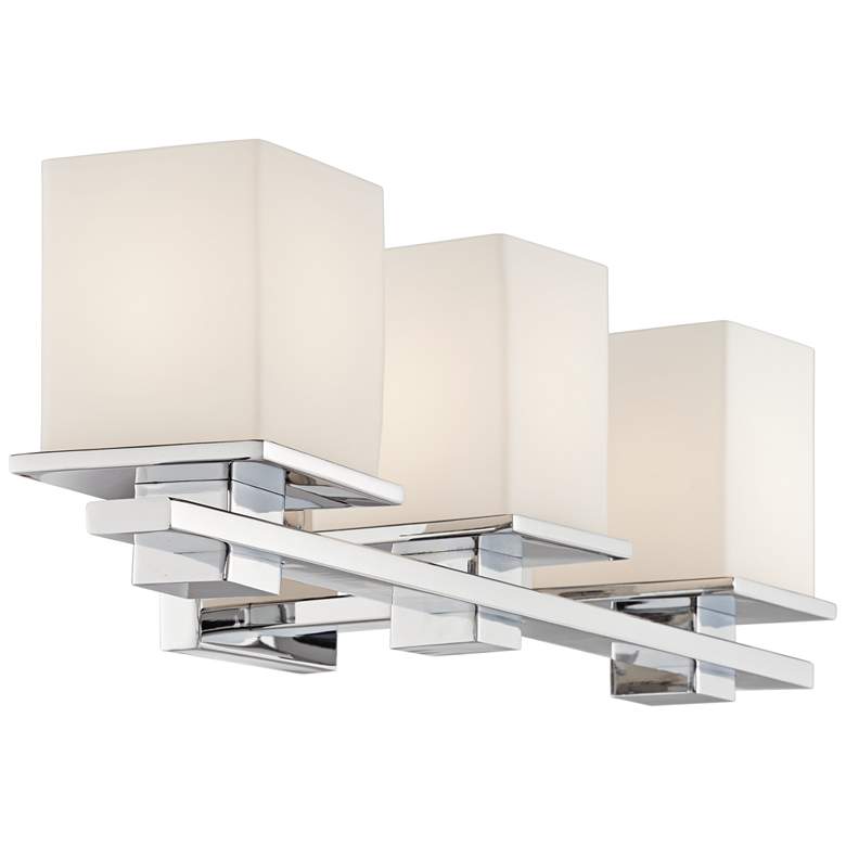 Image 6 Kichler Tully 24" Wide Chrome 3-Light Vanity Bath Light more views