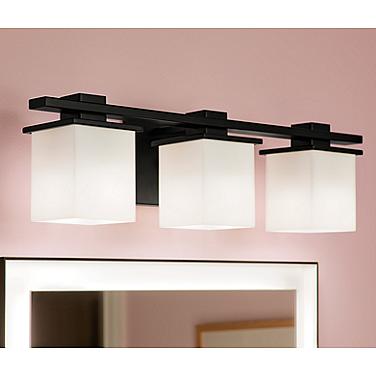 Kichler Tully 24" Wide Black 3-Light Bath Light