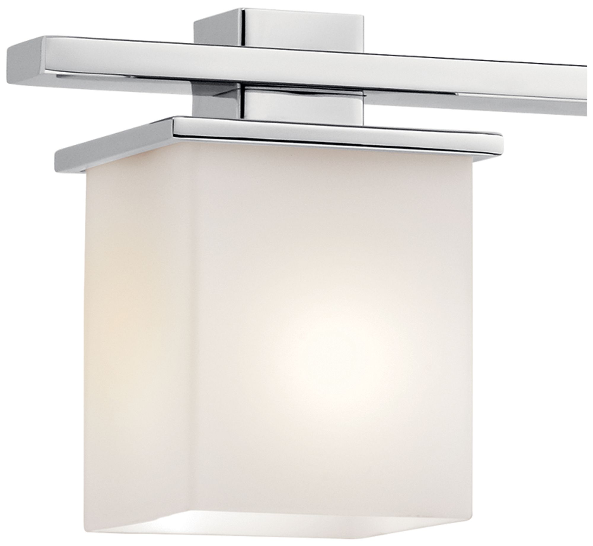 Image 7 Kichler Tully 32" Wide Chrome Opal 4-Light Modern Bath Light more views