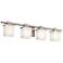 Kichler Tully 32"W Antique Pewter 4-Light Vanity Bath Light