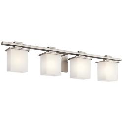 Kichler Tully 32"W Antique Pewter 4-Light Vanity Bath Light