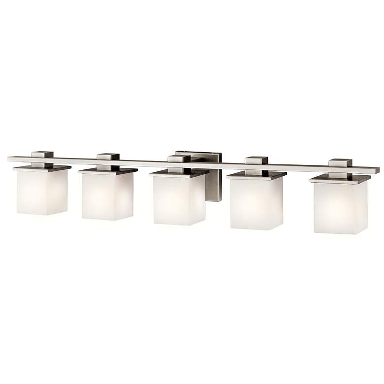 Image 2 Kichler Tully 40 1/4" Wide Antique Pewter 5-Light Bath Light more views