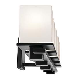 Image2 of Kichler Tully 40 1/4" Wide Black 5-Light Vanity Bath Light more views