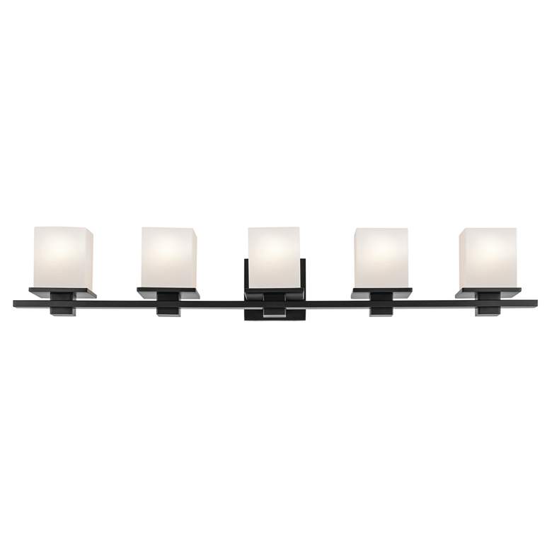 Image 3 Kichler Tully 40 1/4" Wide Black 5-Light Vanity Bath Light more views