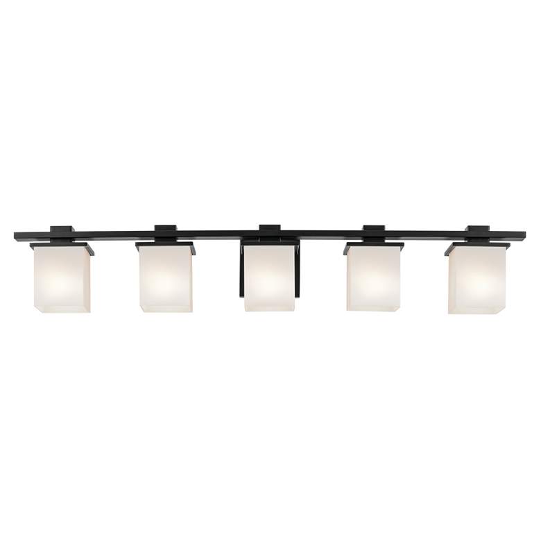 Image 4 Kichler Tully 40 1/4" Wide Black 5-Light Vanity Bath Light more views