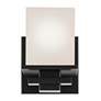 5_Kichler Tully 6 1/2" High Black Wall Sconce more views