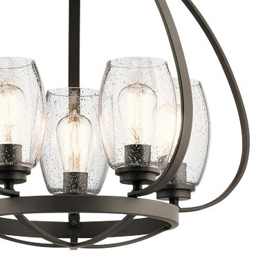 Kichler Tuscany 22" Wide Oiled Bronze 5Light Chandelier 42K62