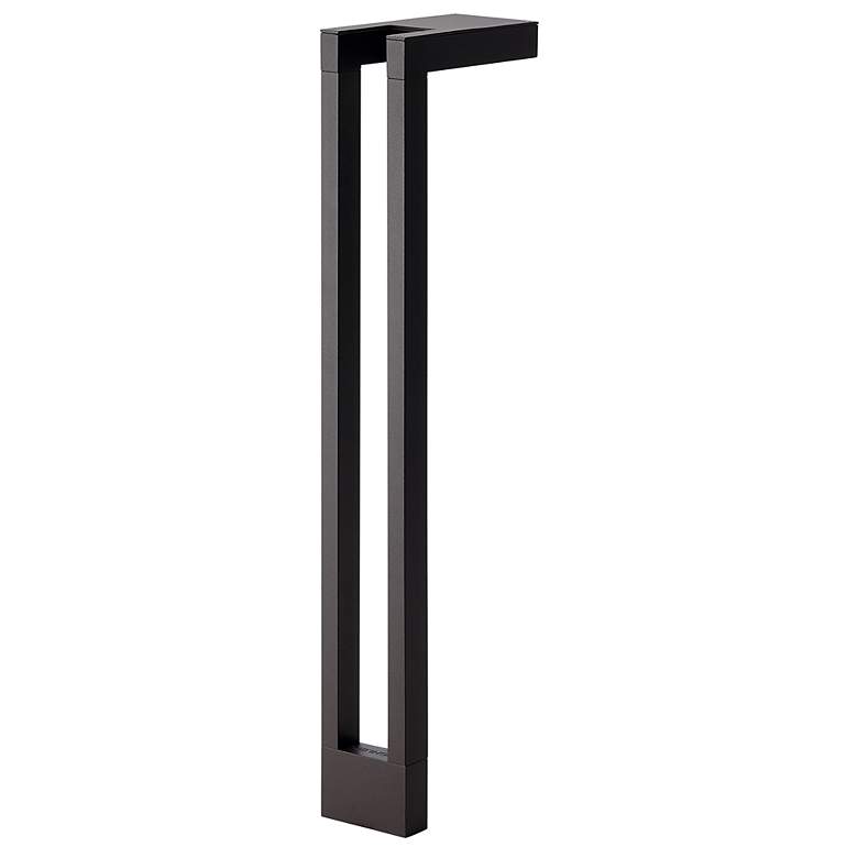 Image 4 Kichler Two Arm 22" High Textured Architectural Bronze Path Light more views