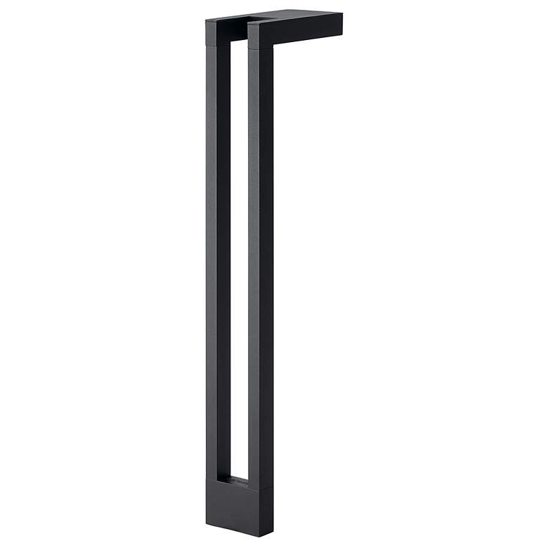 Image 4 Kichler Two Arm 22" High Textured Black Landscape Path Light more views
