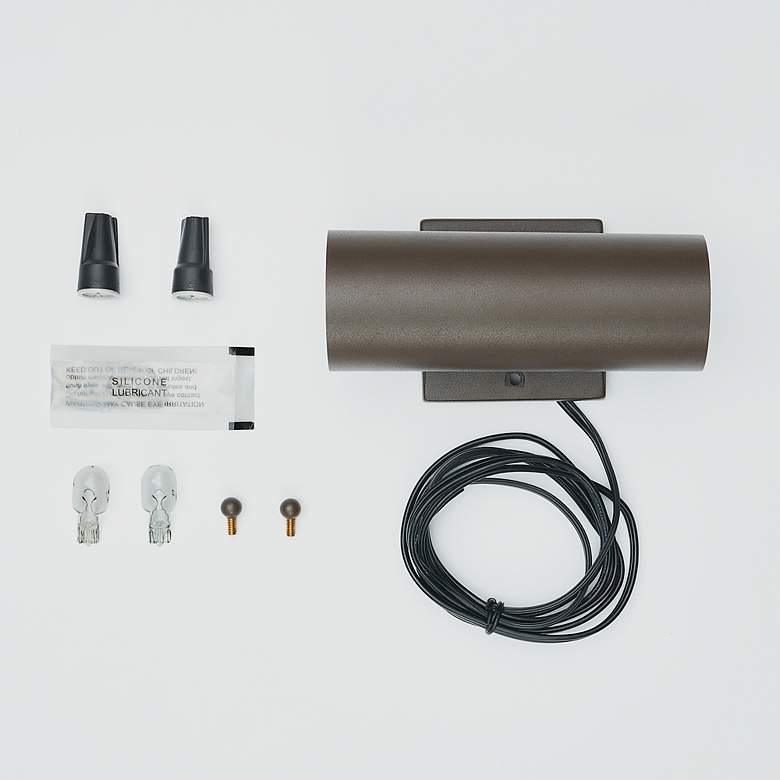 Image 4 Kichler Up & Down 3"W Textured Bronze Retrofit Deck Light more views
