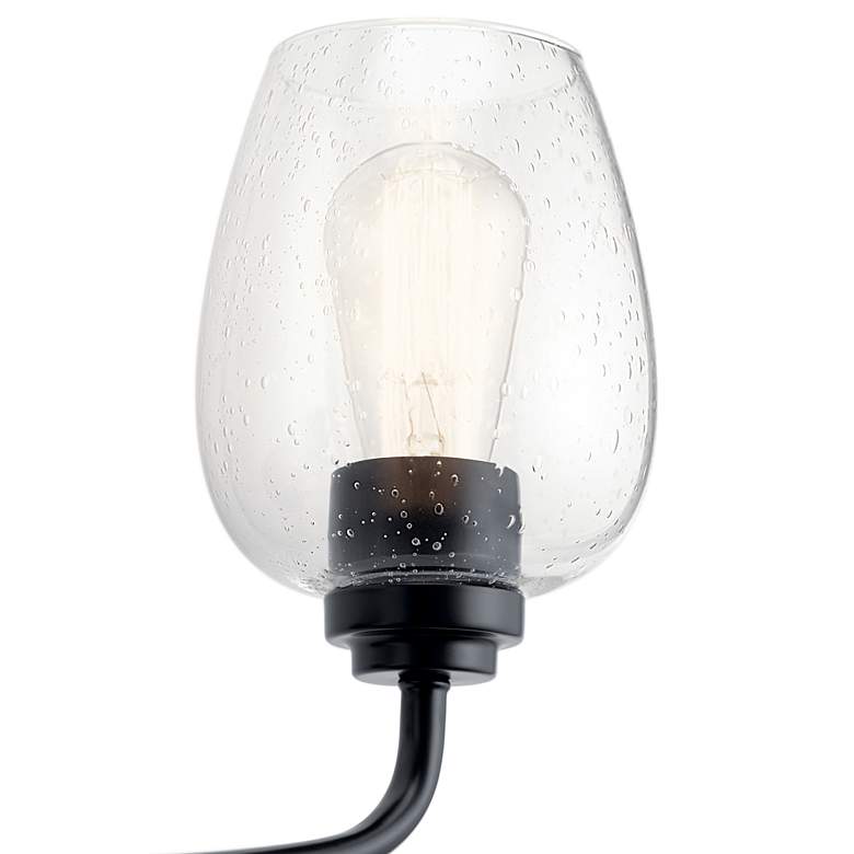 Image 2 Kichler Valserrano 10 1/4" High 2-Light Black Wall Sconce more views