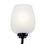 4_Kichler Valserrano 10 1/4" High Black 2-Light Wall Sconce more views