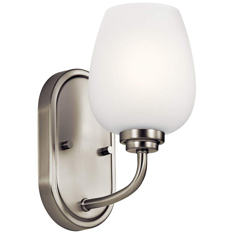 Image 2 Kichler Valserrano 10 1/4" High Brushed Nickel Wall Sconce more views
