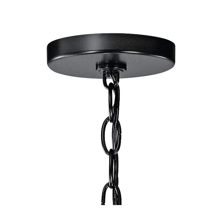 Image 4 Kichler Valserrano 31 3/4" Black and White Glass 9-Light Chandelier more views