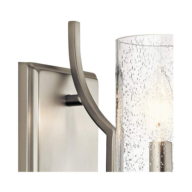 Image 3 Kichler Vara 14 1/2" High Brushed Nickel Wall Sconce more views