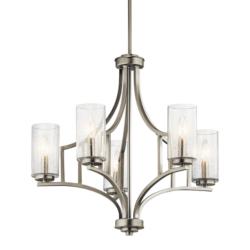 Kichler Vara 25 1/4" Wide Brushed Nickel 5-Light Chandelier