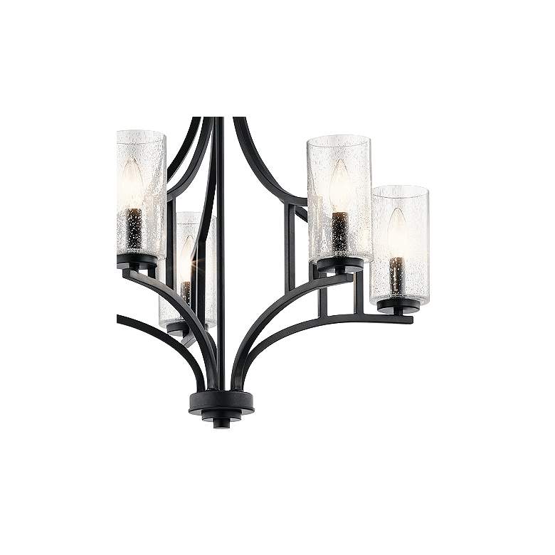 Image 3 Kichler Vara 25 1/4" Wide Distressed Black 5-Light Chandelier more views
