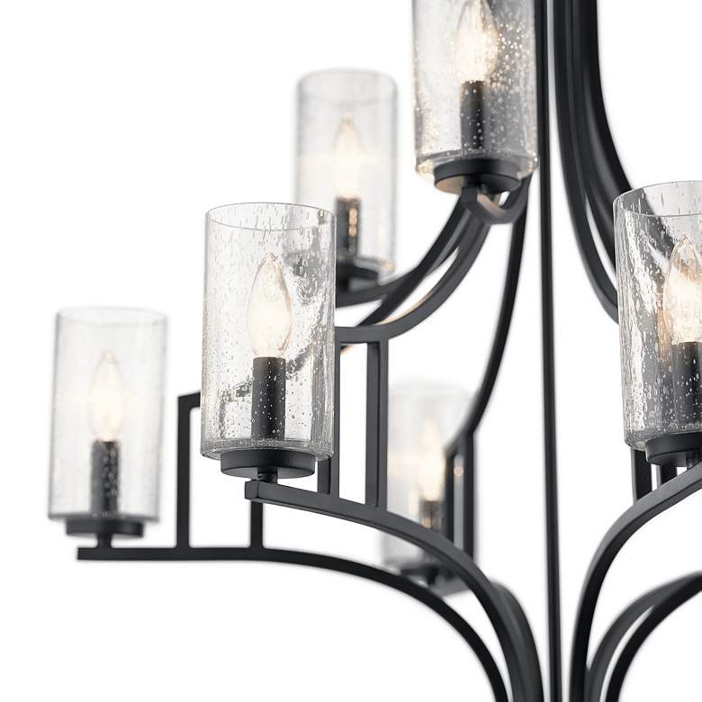 Image 2 Kichler Vara 25 3/4"W Distressed Black 9-Light Chandelier more views