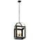 Kichler Vath 16"W Black and Natural Brass 4-Light Pendant